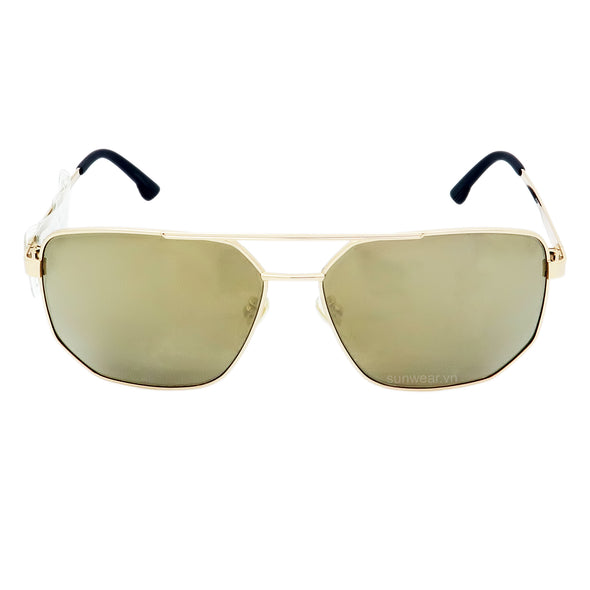 kính mát nam tráng gương nâu bạc PoliceSPLB36-300G sunwear